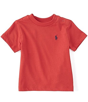 Image of Ralph Lauren Childrenswear Baby Boys 3-24 Months Short-Sleeve Basic Jersey Tee