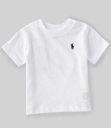 Image of Ralph Lauren Baby Boys 3-24 Months Short Sleeve Basic Jersey T-Shirt