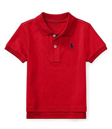 Image of Ralph Lauren Childrenswear Baby Boys 3-24 Months Interlock Polo Shirt