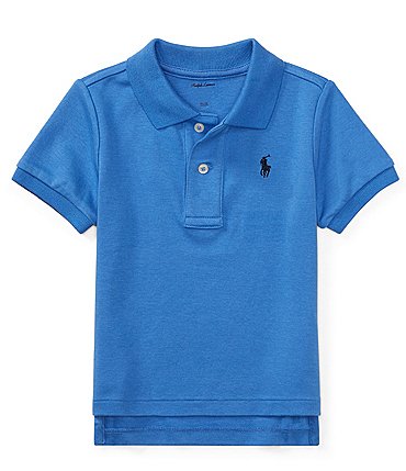 Image of Ralph Lauren Childrenswear Baby Boys 3-24 Months Interlock Polo Shirt