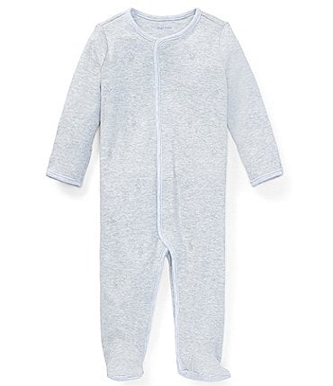 Image of Ralph Lauren Baby Newborn-9 Months Pony Footed Coverall