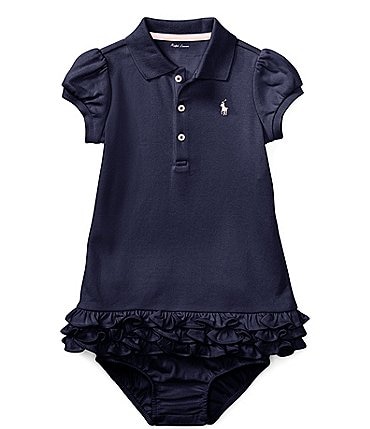 Image of Ralph Lauren Baby Girls 3-24 Months Polo Cupcake Dress