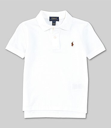 Image of Polo Ralph Lauren Little Boys 2T-7 Short-Sleeve Collegiate Mesh Polo Shirt