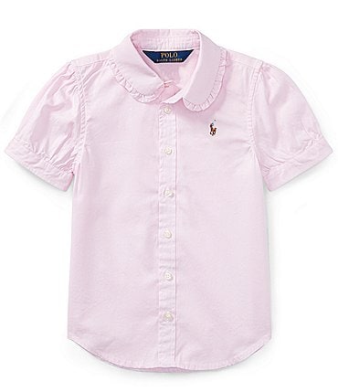 Image of Polo Ralph Lauren Childrenswear Little Girls 2T-6X Oxford Button-Down Shirt