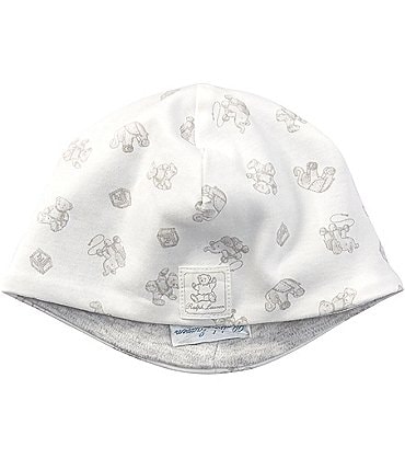 Image of Ralph Lauren Baby Newborn Toy Print Reversible Beanie Hat