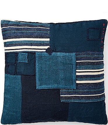 Image of Ralph Lauren Journey's End Collection Stover Patchwork Square Pillow