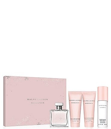 Image of Ralph Lauren Romance Eau de Parfum 4-Piece Women's Fragrance Gift Set