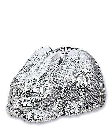 Image of Reed & Barton Bunny Silver-Plated Musical Box