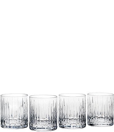 Image of Reed & Barton Soho Crystal 4-Piece Double Old Fashioned Glass Set