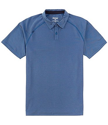 Image of RHONE Delta Pique Short Sleeve Polo Shirt