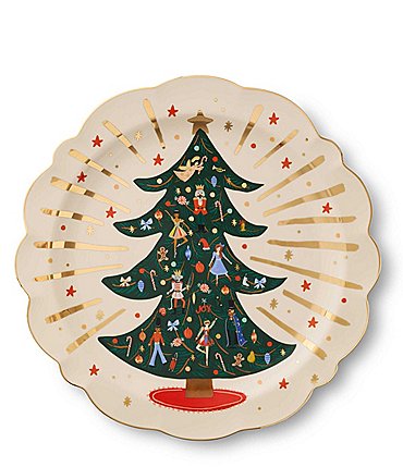 Image of Rifle Paper Co. Holiday Nutcracker Round Serving Platter