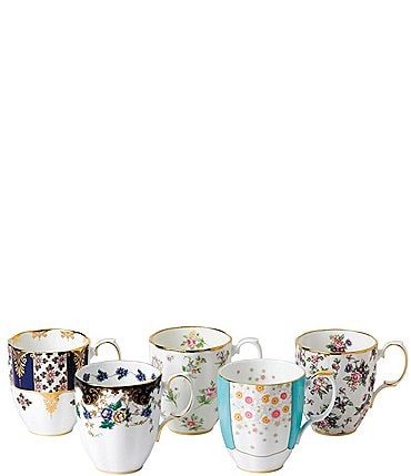 Image of Royal Albert 100 Years 1900-1940 5-Piece Mug Set