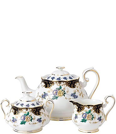 Image of Royal Albert 100 Years 1910 Duchess 3-Piece Tea Set