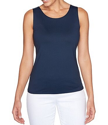 Image of Ruby Rd. Scoop Neck Knit Tank