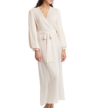 Image of Rya Collection True Love Solid Chiffon Long Robe