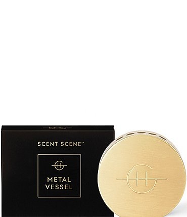 Image of Glasshouse Fragrances Scent Scene™ Gold Metal Vessel
