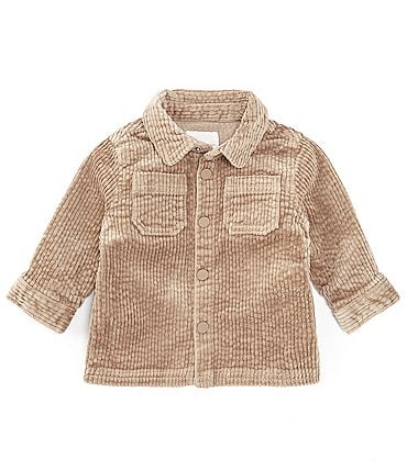 Image of Scene&heard Baby Boy 3-24 Months Long Sleeve Corduroy Shacket