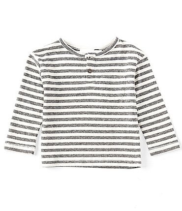 Image of Scene&Heard Baby Boys 12-24 Months Long Sleeve Henley Tee