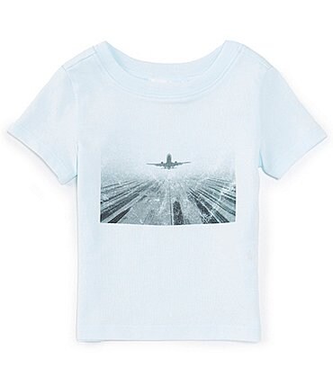 Image of Scene&Heard Baby Boys 3-24 Months Round Neck Short Sleeve Knit Graphic T-Shirt