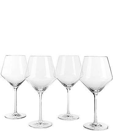 Image of Schott Zwiesel Pure Burgundy Glasses, Set of 4