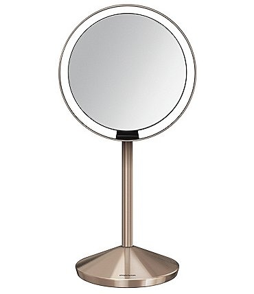 Image of simplehuman 5" Mini 10x Magnification Sensor Lighted Mirror