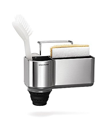 Image of simplehuman Sink Caddy in Brushed Stainless Steel