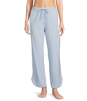Image of Sleep Sense Drawstring Tie Coordinating Knit Sleep Pants