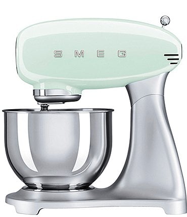 Image of Smeg 50's Retro 5-Quart Stand Mixer with Stainless Steel Bowl (Model #SMF01)