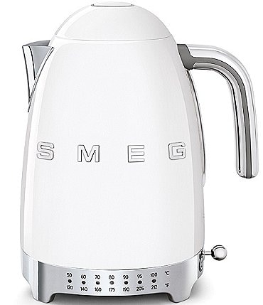 Image of Smeg 50's Retro 7-Cup Stainless Steel Variable Temperature Electric Kettle