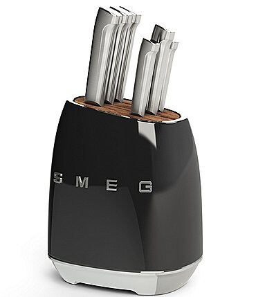 Image of Smeg 7-Piece Knife and Block Set