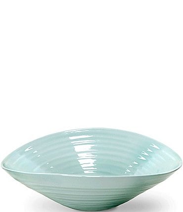 Image of Sophie Conran for Portmeirion Porcelain Celadon Large Salad Bowl