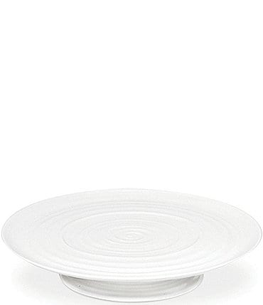 Image of Sophie Conran for Portmeirion White Porcelain Footed Cake Plate