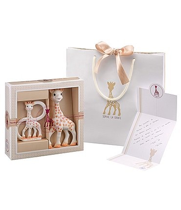 Image of Sophie La Girafe Teether & Teething Ring Classical Gift Set