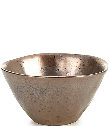 Image of Southern Living  Astra Collection Bronze Metallic Glazed Cereal Bowl