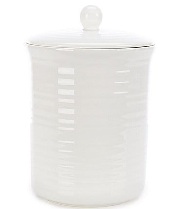 Image of Southern Living  Simplicity Collection Glazed White Canister