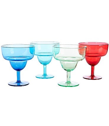 Image of Southern Living Acrylic Margarita Glasses, Set of 4