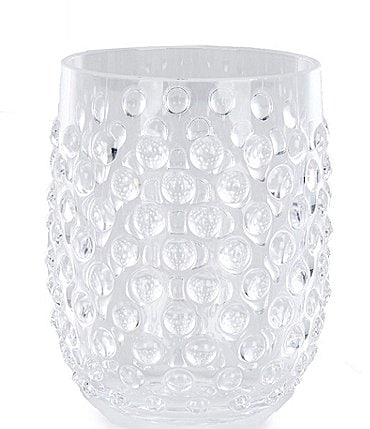 Image of Southern Living Acrylic Parker Hobnail Stemless Glass