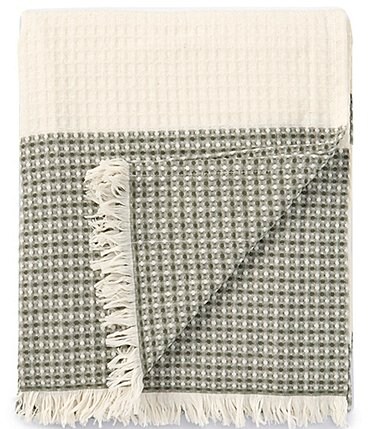 Image of Southern Living Alcott Stripe Fringe Throw