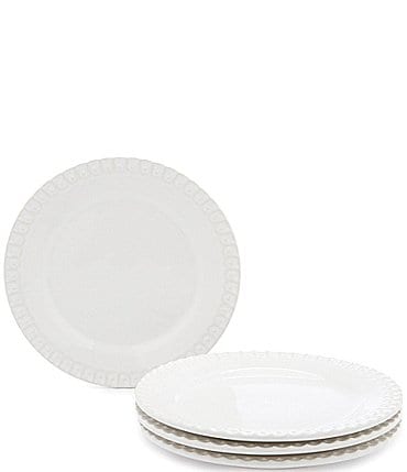 Image of Southern Living Alexa White Salad Plates, Set of 4
