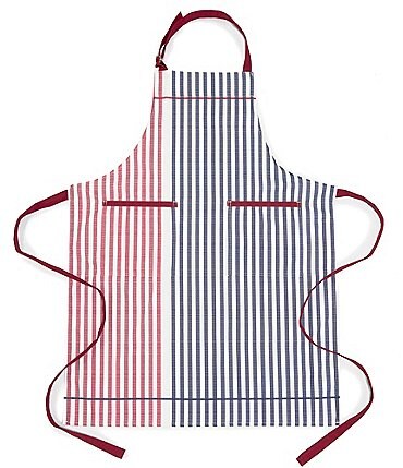 Image of Southern Living American Stripes Adult Apron