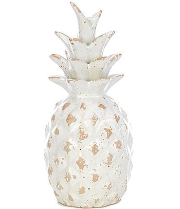 Image of Southern Living Antiqued Pineapple Decor Figurine