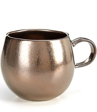 Image of Southern Living Astra Collection Glazed Metallic Belly Mug