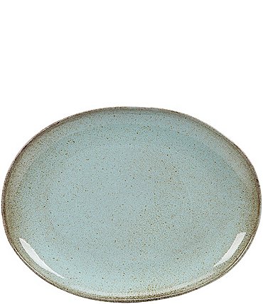 Image of Southern Living Astra Collection Glazed Stoneware Oval Platter