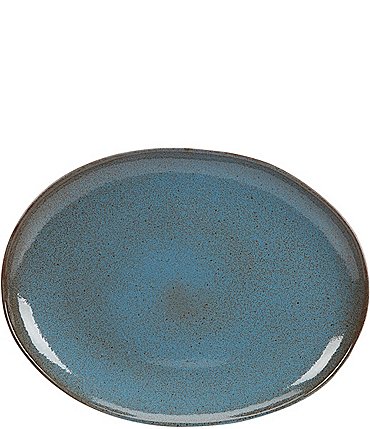 Image of Southern Living Astra Collection Glazed Stoneware Oval Platter