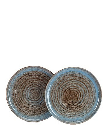 Image of Southern Living Astra Collection Glazed Stoneware Salad Plates, Set of 2