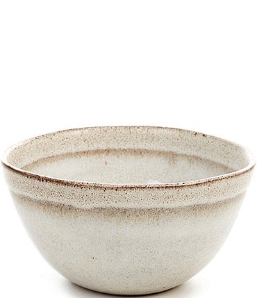 Image of Southern Living Astra Collection Glazed Stripe Cereal Bowl