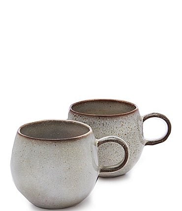 Image of Southern Living Astra Collection Glazed Belly Coffee Mugs, Set of 2