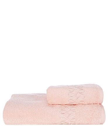 Image of Southern Living Aubrey Turkish Cotton Embroidered Bath Towels