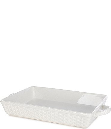Image of Southern Living Basket Weave Rectangular Baker