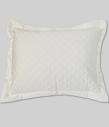 Image of Southern Living Belmont Diamond Patterned Quilted Sham